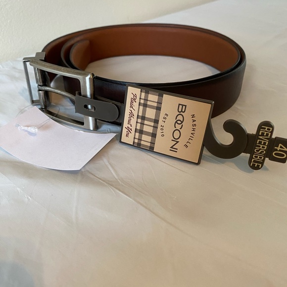 Boconi Harrison Reversible Leather Belt - Picture 2 of 4